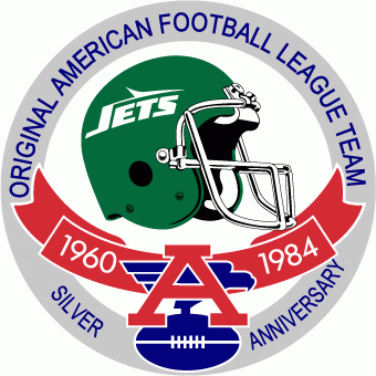 New York Jets 1984 Anniversary Logo iron on paper